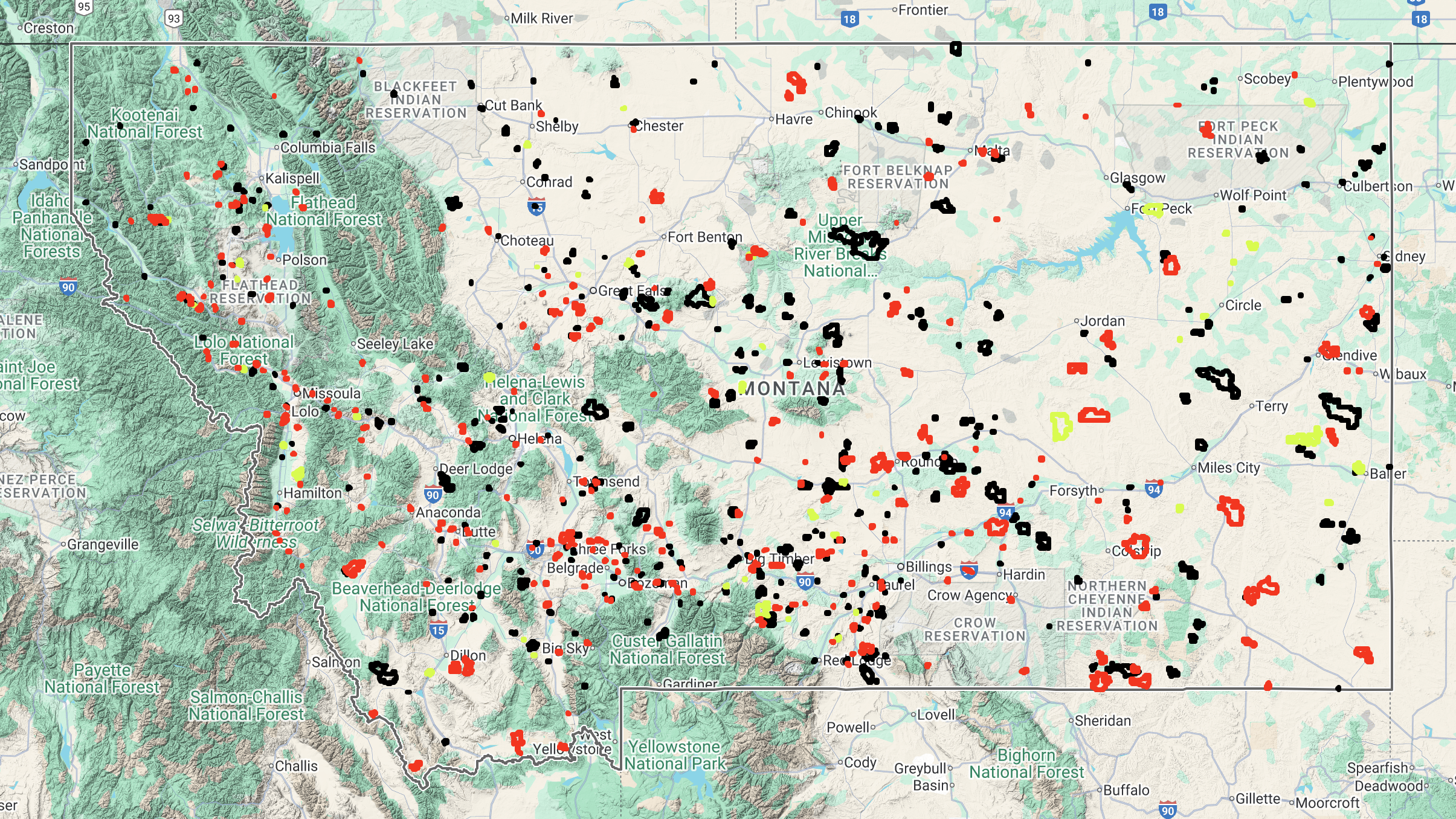 Montana Land Source map app Montana Land Source map app